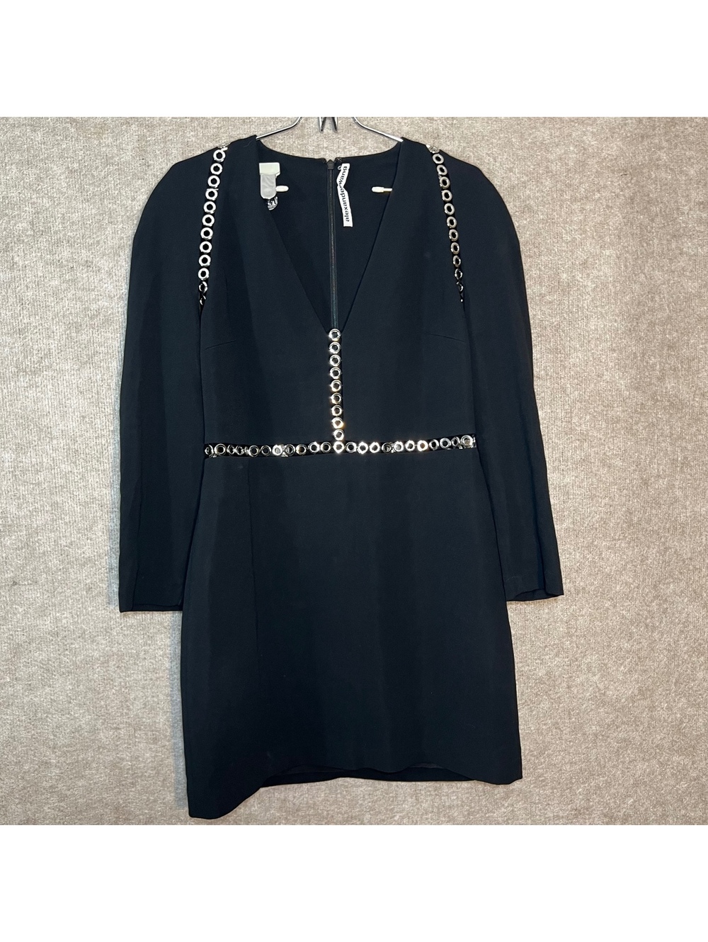 Alexander Wang Fitted Eyelets Dress 10 Black Hotel Del Luna Jang Man Wol IU
